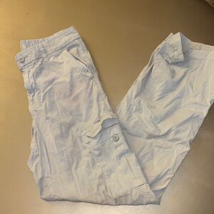 American Eagle Outfitters Light Gray Cargo Pants